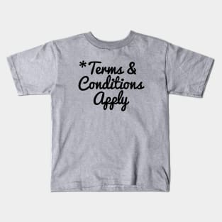 Lawyer Terms And Conditions Kids T-Shirt